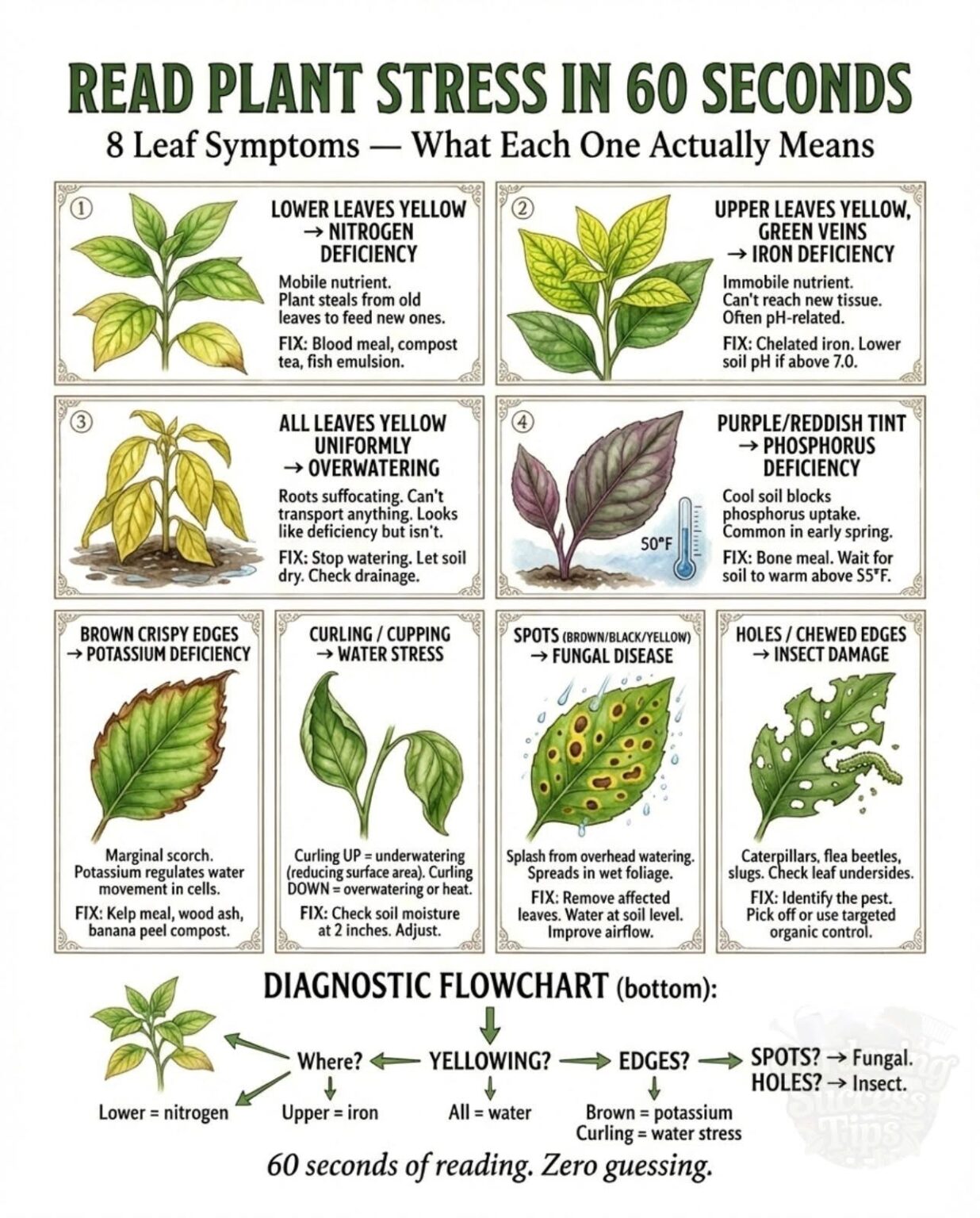 Guide to reading plant stress in 60 seconds